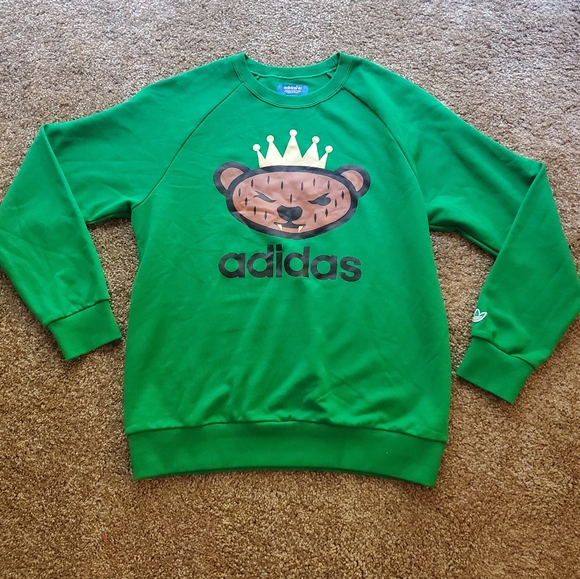 adidas x nigo green hoodie